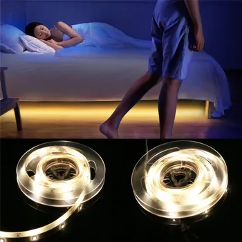LED Nat Lys Stribe Smart Turn ON OFF fita de led luz vandtæt SMD2835 bandeau led-Soveværelse pir bevægelsesføler LED Strip Light
