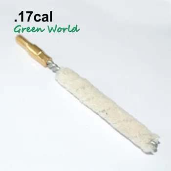 Grøn Verden 5pcs/masse .17cal Mop Børste ,Vatpind,Pistol Ren Pensel for Luftkanon Tråd 5-40