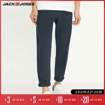 Jack Jones fritids bukser Foråret Ren Farve Bukser | 218314541