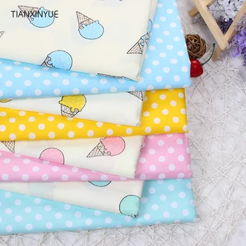 TIANXINYUE Is stof 95% Bomuld quiltning Baby Klud Kids sengetøj kludetæppe vævet Tekstil, Syning, stof