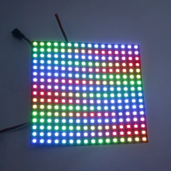 WS2812B WS2812 LED-Panel Digital Fleksibel Matrix 16*16 256 Pixels Individuelt Adresserbar dc 5 v 5050 RGB Fuld Drøm Farve UW