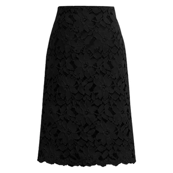 Den nye 2020-mode artsy kjole, halv længde nederdel, blonder, a-line nederdel, wrap-around-the-butt nederdel