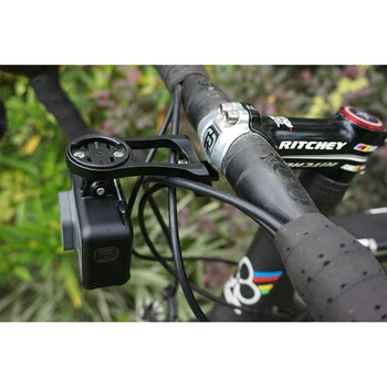 Cykel Stamceller Bracket Adapter Mount Stå holdersæt til GoPro Mount holder til Garmin Edge 25 200 500 510 520 800 810 1000 GPS