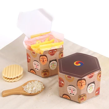 6colors 50stk/masse Traditionel Kinesisk Stil Candy Box Baby Shower, Bryllup Favoriserer festartikler af Papir gaveæsker