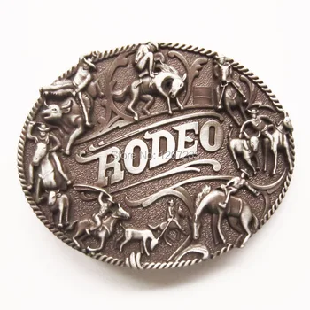 Nye Vintage Rodeo Cowboy Mand Western Bælte Spænde Gurtelschnalle Boucle de ceinture 14926