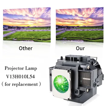 GRAND Udskiftning Projektor Lampe ELPLP54 til EPSON PowerLite HC 705HD 79 / S7 S8 W7 H309A H309C H310C H311B H311C med boliger