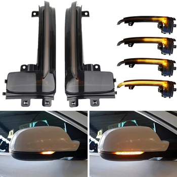 Dynamisk blinklys LED Side Spejl Indikator Blinker indikatorlampe For Audi A3 8P A4 A5 B8 Q3 A6 C6 S6 B8.5 S5 RS5 RS4