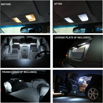 Indvendigt Lys For Ford FOCUS C-MAX 8stk/Masse bil-styling Xenon Hvid Canbus Pakke Kit LED