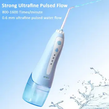Mundtlig Irrigator USB-Genopladelige Vand Flosser Bærbare Dental -, vandstråle-300ML Vand Tank Vandtæt Tænderne Renere