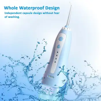 Mundtlig Irrigator USB-Genopladelige Vand Flosser Bærbare Dental -, vandstråle-300ML Vand Tank Vandtæt Tænderne Renere