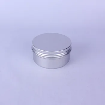 12Pcs Aluminium Kasse Tom skruelåg Runde Dåser Sølv Makeup Sag Kosmetiske Storage Container Potter Jar DIY Creme Kosmetiske Box