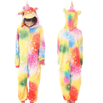 Børn Pyjamas Unicorn for Boys Girls Onesie Børn, Dyr, Hjorte Barn Pijamas Vinteren Børn Nattøj Panda Pyjamas