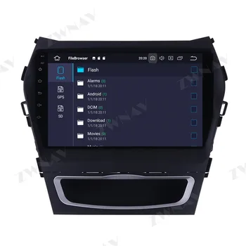 360 Kameraer Android-systemet Multimedie-Afspiller Til Hyundai IX45/Santa Fe-18 GPS Navi Radio Stereo IPS Touch Skærm Head Unit