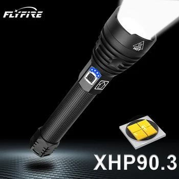Mest kraftfulde lys taktisk LED lommelygte XHP90 XHP90.2 USB-Genopladelige fakkel 18650 26650 politiet lommelygte XHP70 XHP50.2