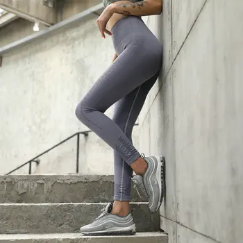 2020 Energi Problemfri Leggings med Høj Talje Kvinder Fitness Træning, Yoga Bukser Push Up Hip Super Elastisk Sport Kører FITNESS Tights