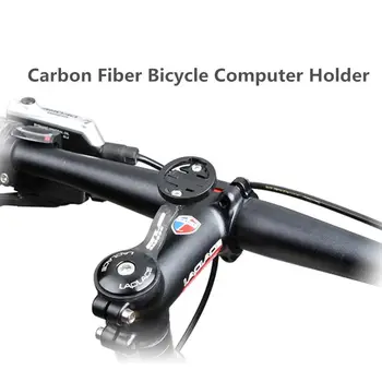 Cykling Carbon Fiber Cykel Computer Holder Elektronisk Bagskifter Til Garmin MTB Vej Cykelstyr holderen