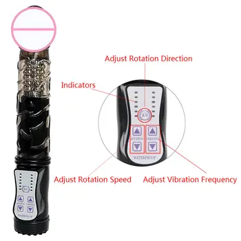 OLO sexlegetøj til Kvinde 360 Graders Rotation Vandtæt Vibrerende Stimulator Dildo Vibratorer til Kvinder G-Spot Massage