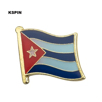 Cuba flag pin revers pin-badge 10stk en masse Broche Ikoner AA-0070