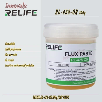 FLUX INDSÆTTE flux bly-og halogenfri miljøvenlige no-clean FLUX INDSÆTTE RELIFE RL-559-IM 100g For PCB SMD BGA