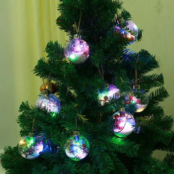 2020 Nye juletræ Dekorative Varer RGB LED lyskæder Kreative Farverige Bolden Fe Lys ForHoliday Home Party Butik