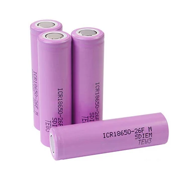 2600mAh 18650 batteri 3,7 V ICR18650 genopladeligt lithium-ion-batteri, der er egnet til lommelygte