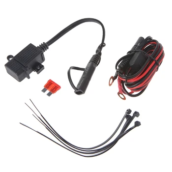 OOTDTY Motorcykel 2.1 En Vandtæt USB Oplader Kit SAE til USB Adapter+Udvidelse Udnytte dropshipping