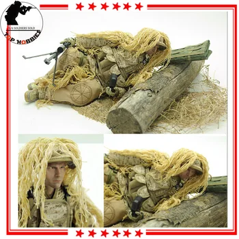 1/6 omfattende Militære Aktion Tal 30CM Dukken Super Fleksible Flytbare 12 Tommer Dukke Ørkenen Sniper Soldat PVC-Model Legetøj ABS