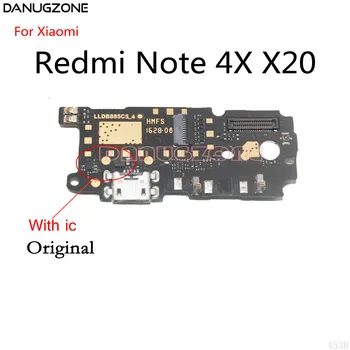 Originale USB-Oplader Dock-Stik Stik til Opladning Board Flex-Kabel For Xiaomi Redmi NOTE 8 Pro 7 5A 4X X20 4 3 2 Hurtig Opladning
