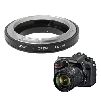 FD-AI-Mount-Adapter Ring Til Canon FD-Objektiv til Nikon F D7100/ D600/ D3200/ D800