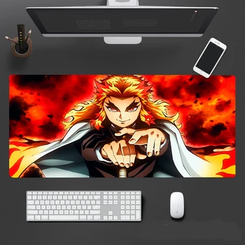 Ghost Slayer Overdimensionerede Animationsfilm Laptop Tastatur Pad I Høj Kvalitet Musemåtte Anime Tegneserie Spil Musemåtte