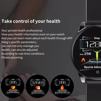 Sport Smart Ur Kvinder Mænd Smartwatch Pulse Oximeters måle Blodtryk pulsmåleren Ur Fitness Til Android, IOS
