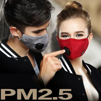Korean Stof munden ansigtsmaske PM2.5 Anti Tåge/Anti støv munden maske Respirator mascaraer Med Carbon Filter Åndedrætsværn med Sort Maske