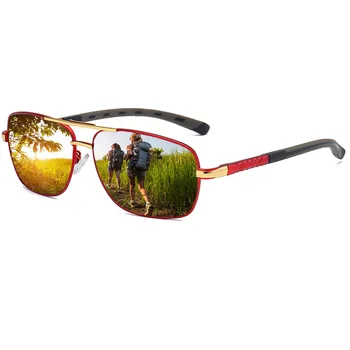 Yeckpowo 2020 solbriller til mænd sol briller polariserede briller UV400 gafas Oculos Gafas De Sol Nuancer reducere blænding linse mode