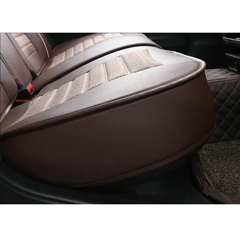 Høj kvalitet Læder sædebetræk for skoda rapid fremragende 2 yeti kodiaq octavia a5 tilbehør dækker for køretøjets sæder styling