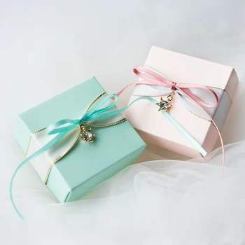 Pladsen Jubilæum Chokolade container Fødselsdag Part favoriserer emballage personlige bryllup gaver kasser brugerdefinerede fordel kasse