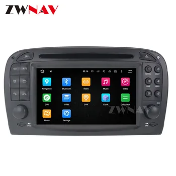 For Benz SL R230 2001 2002-2004 GPS Carplay 4+64G Android 10.0 Skærmen Mms-Afspiller Radio Stereo kassettebåndoptager Head Unit