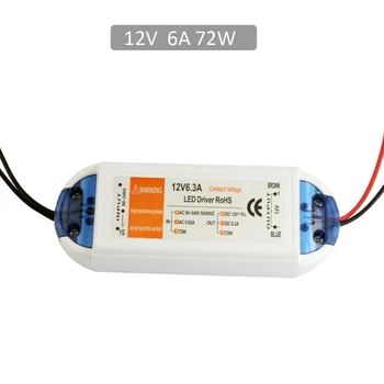 LED Strømforsyning 12V 5V 60W 72W 100W 220V AC 110V til DC12v 5 volt LED Strip Strømforsyning LED Driver 100W Belysning Transformer