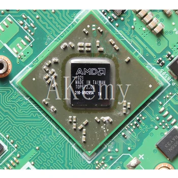 Akemy X450VP For Asus A450V Y481C X452C D452C X450VP X450CC K450C Laotop Bundkort X450VP Bundkort W/ 1007U CPU 4G RAM