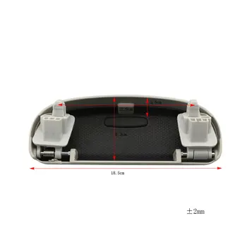Zlord Bil Styling Solbriller Holder Max Sol Briller Storage Case til Volkswagen VW Sportsvan Golf 7 MK7 - 2018 Biler