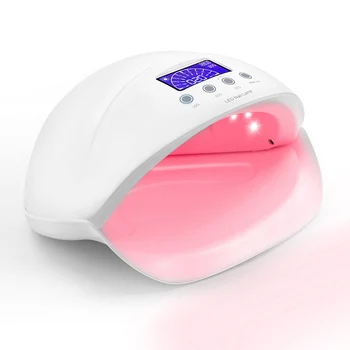 Stor Rabat 50w Sun5es LED-UV-Nail-Lampen Automatisk Sensor Professionel Pedicure Manicure Tørretumbler Lys Maskine LCD-Skærm 1563