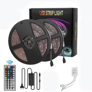 RGB 5050 Led Strip Light UseLiving Værelse Dekoration Jul Vandtæt IP65 Bånd, Tape Lysere 60leds/M DC12V