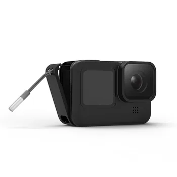 Genopladelige Side Beskyttende Dæksel, Batteri Låget Døren Tilfældet for GoPro 9 Sports Kamera Batteri Boliger Shell Dække Tilbehør