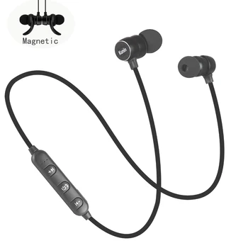 Bluetooth-Hovedtelefoner Trådløse hovedtelefoner Magnetiske Øretelefoner Med Mikrofon Stereo Bluetooth headset til xiaomi telefon