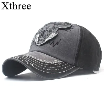 Xthree bomuld mænd ' s fælles landbrugspolitik snapback baseball hat broderi knogle cap gorras casual casquette baseball hat for mænd