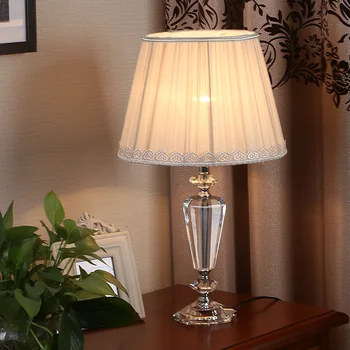 Mode Krystal Lampe Soveværelse Sengen Stue Belysning Lampe Varm, Romantisk Bord Lamper til stuen Krystal Lampe LED-Tabel