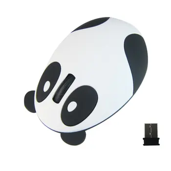 Lydløs Mus På 2,4 G Trådløs Opladning Mouse Tegnefilm Søde Panda Optisk Mus Office Home Computer Tilbehør