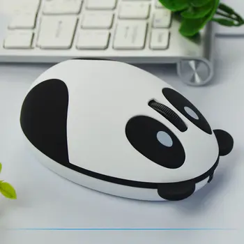 Lydløs Mus På 2,4 G Trådløs Opladning Mouse Tegnefilm Søde Panda Optisk Mus Office Home Computer Tilbehør