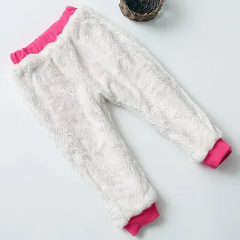 Nye Ankomst Kids Tøj Sweatpants til Piger Plus Velvet Fortykkelse Leggings Winter Girl ' s Sports Pants i Fuld Længde Bukser