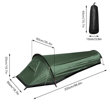 Camping Telt Rejse med Rygsæk, Telt Udendørs Camping Sovepose, Telt Let 1-2 personers Telt палатка туристическая