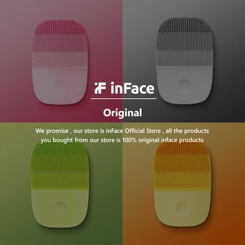 InFace Officielle Ren Børste El-Motor Ultralydsrensning Intelligent Facial Cleansing Massage Værktøj